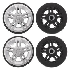 4 Pcs Replacement Wheels for Suitcases Repair Luggage Spare Part