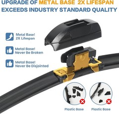 OEM QUALITY 24+18 Premium Original Replacement Windshield Wiper Blades,Quiet …