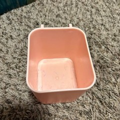 Pink Plastic Hanging peg board holder