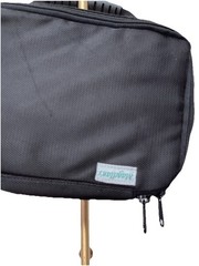 Magellan&rsquo;s Padded Electronics Camera Travel Storage Case Black Zippered Divided