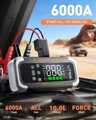 UTRAI Jump Starter with Air Compressor 6000A Peak Battery Jumper Starter