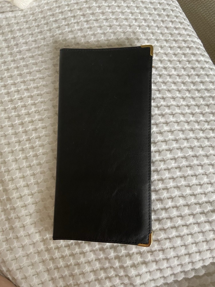 A&K Soft Black Document Wallet