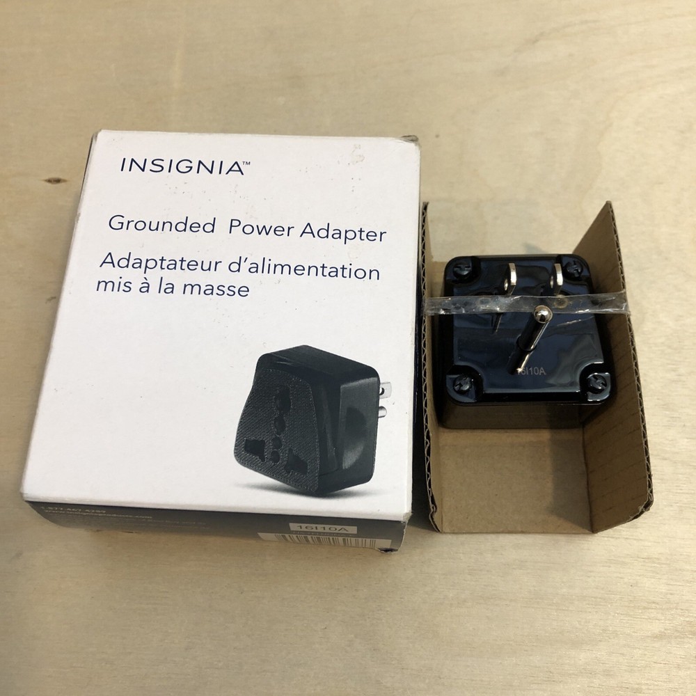 Insignia Grounded Adapter Plug for North / South America (US / Canada)