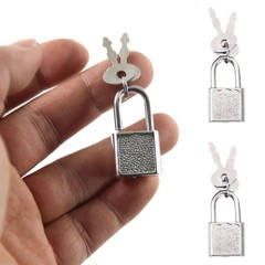 10Pcs Mini Cute Diary Padlock, Tiny Luggage Lock with Keys, Small Locks for J…