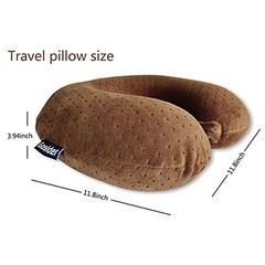 Memory Foam Travel Pillow, Comfortable Travel Neck Pillow U Shape, Support