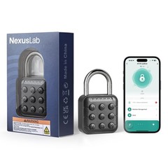 Combination Lock for Locker, Locker Lock Gym Lock with TUYA App IP67 Rated, …