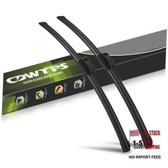 Replace Front Windshield Wiper Blades J&U-hook for Mercury(2-Pack) () U-24+19