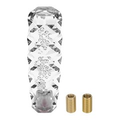 Car Shift Knob Universal for Automatic and Manual Vehicle Gear Shift 15cm White