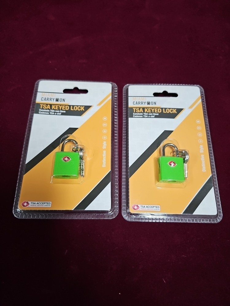 Miami Carry On TSA Keyed Lock Set