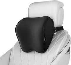 Car Neck Pillow 2-Pack, Memory Foam Headrest with Adjustable Strap, Ergonomic…
