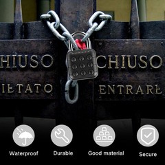 ​​​​​Combination Lock 6 Digit Password Combo Locker Lock, Aluminum Alloy Comb…