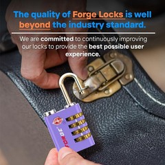 Forge Dual-Opening: Key or Combination Access Lock, TSA Approved Locks for Lu…