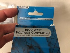 Voltage Valet 1600 Watt Voltage Converter Adaptor Plug