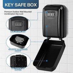 Portable Combination Lock keybox, Wall Mount,For House Keys Key Hiders to Hid…
