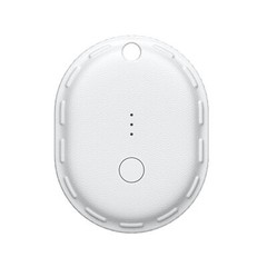 Laser Mini Smart Tag Bluetooth Tracker with Apple Find My (White)