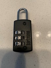 Hartmann Black TSA Secure Luggage Combination Lock