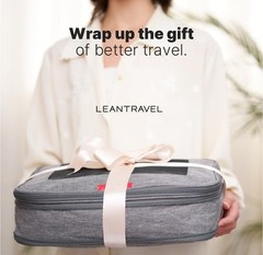 Leantravel Premium Compression Packing Cubes For Travel – Suitcase Organizer