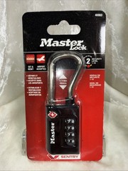 Approved 4-digit Combination Luggage Travel Lock Padlock Digit Reset Steel tsa