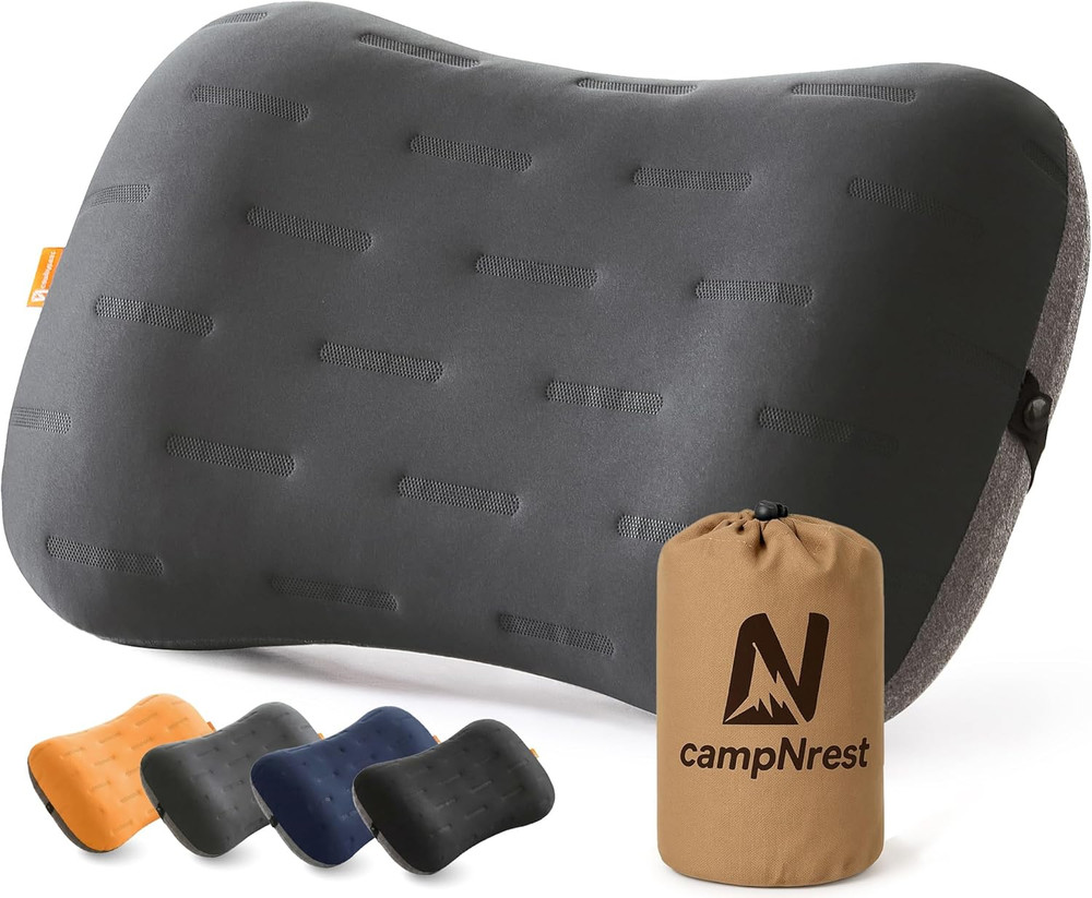 Inflatable Camping Pillow – Ultralight Compact Air Pillow for Travel, Backpackin
