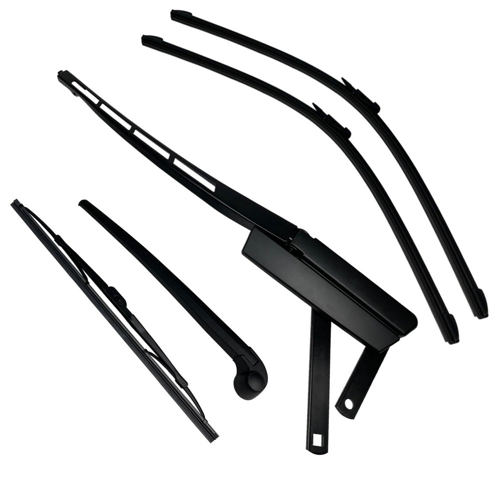 Front Right Passenger Side Windshield Wiper Arm 4l1955408B1P9 2 wipers Blade Set