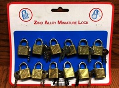 Combination Padlock with a PINK Dial – Brand NEW! – Made in USA