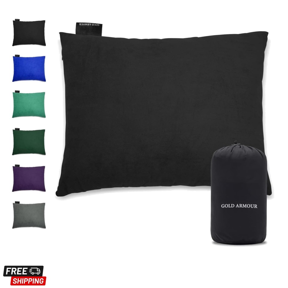 Camping Pillow Memory Foam – Compact Compressible Backpacking, Hammock, and T…