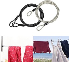 Durable 3.3ft Double Loop Cable Lock Set – Perfect for Travel Security Needs