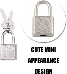 10Pcs Mini Cute Diary Padlock Tiny Small Luggage Locks with Keys for Jewelry …