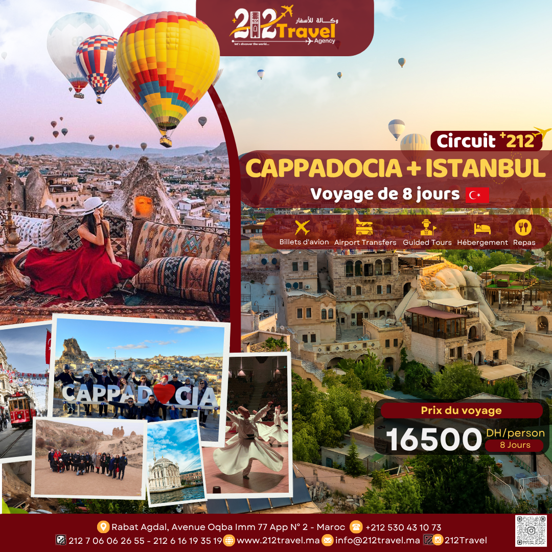 Circuit d'Anatolie Cappadocia instabul